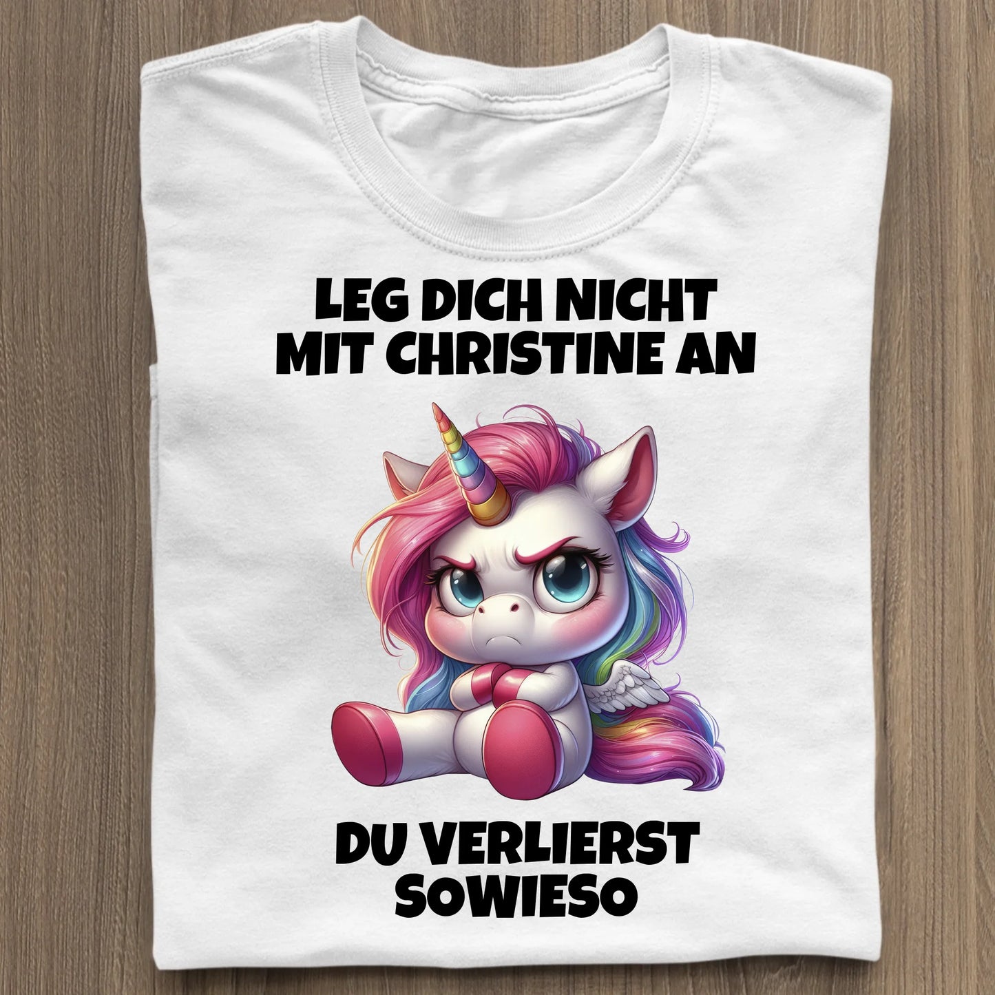 Leg dich nicht mit mir an - Organic Women's Shirt (personalisierbar) Serena T-Shirt ST ST White