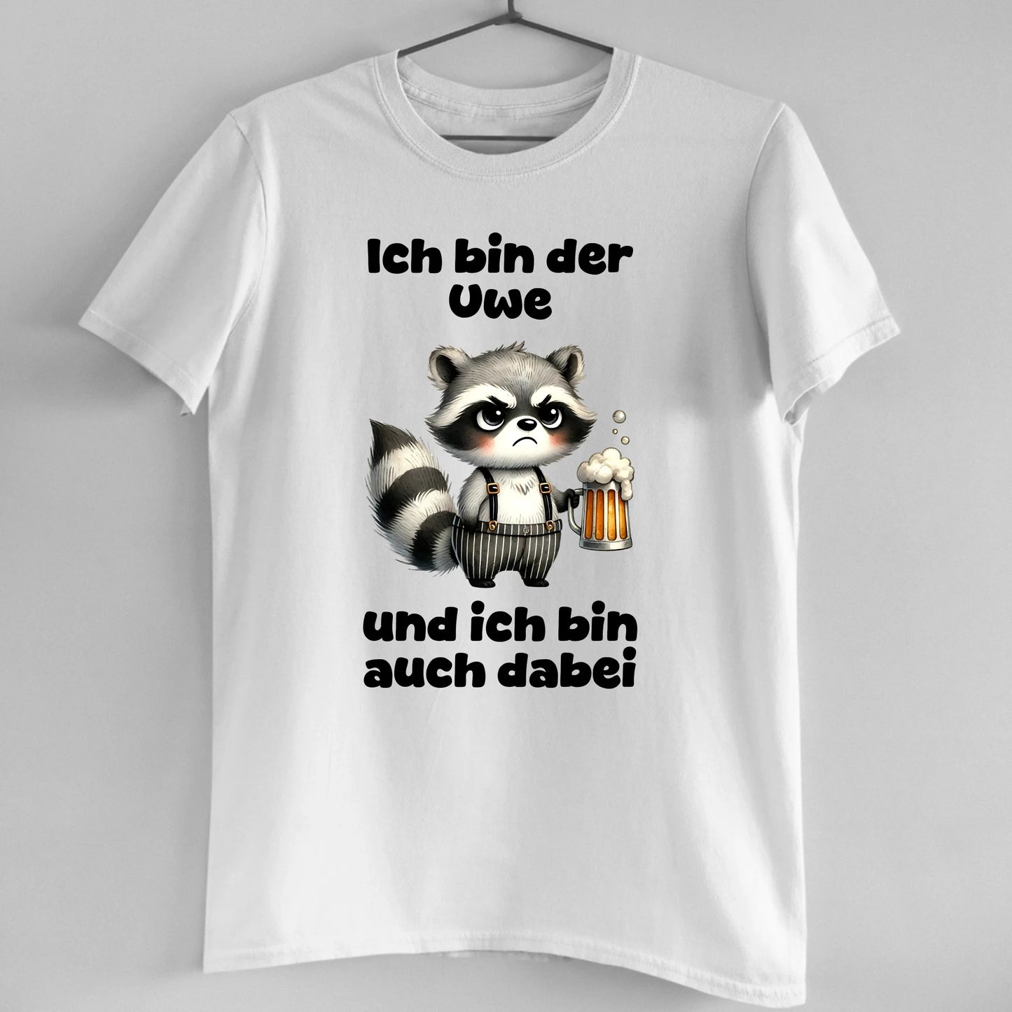 Ich bin auch dabei - Organic Men's Shirt (personalisierbar)