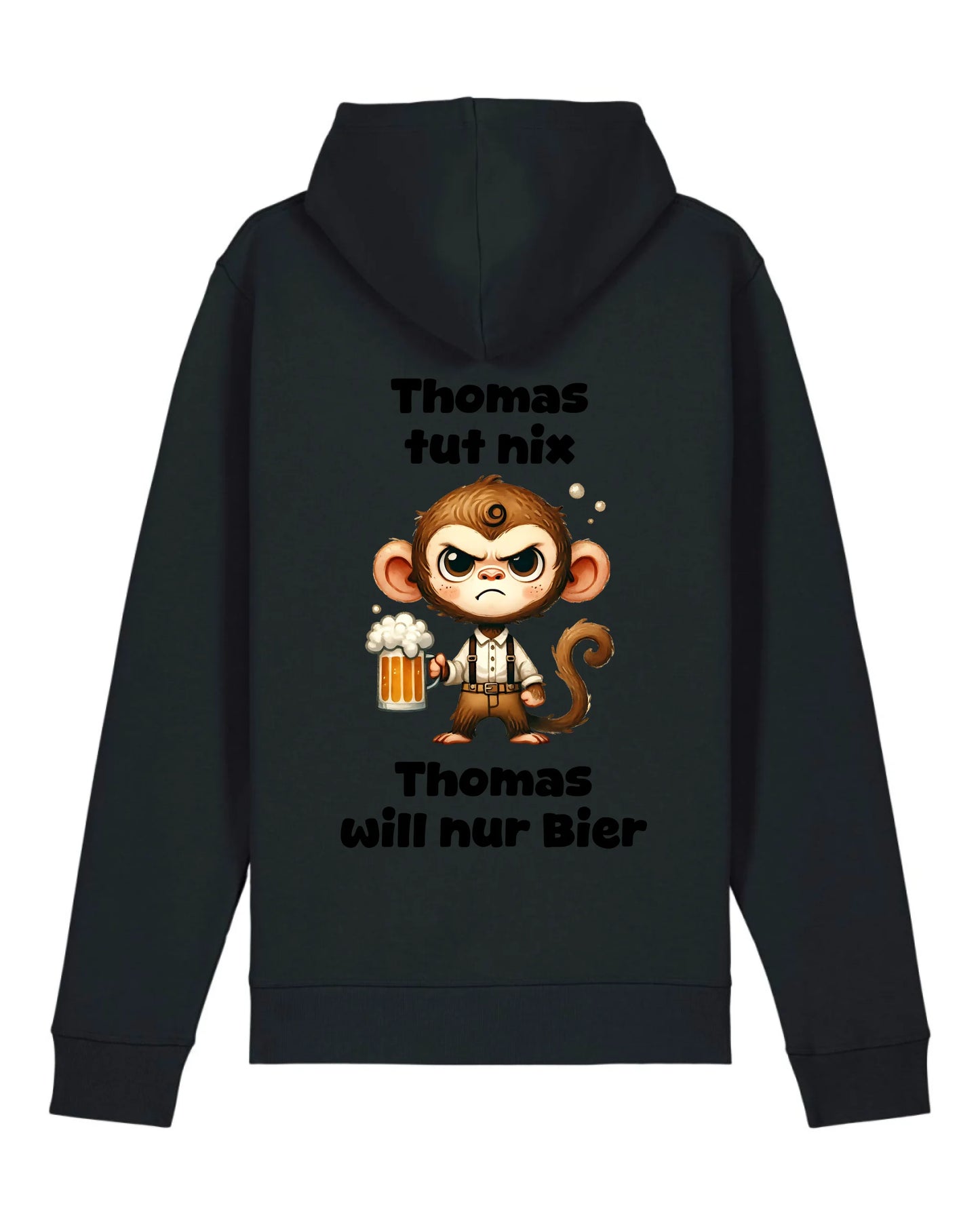 Der tut nix - Organic Unisex Hoodie (personalisierbar) Drummer 2.0 Hoodie ST ST Black