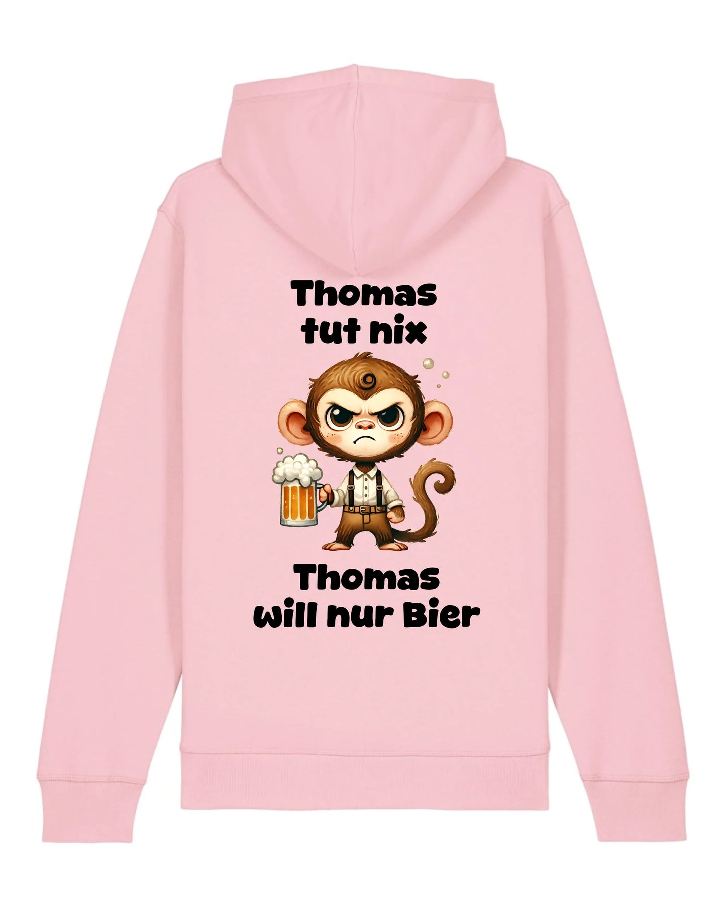 Der tut nix - Organic Unisex Hoodie (personalisierbar) Drummer 2.0 Hoodie ST ST Cotton-Pink