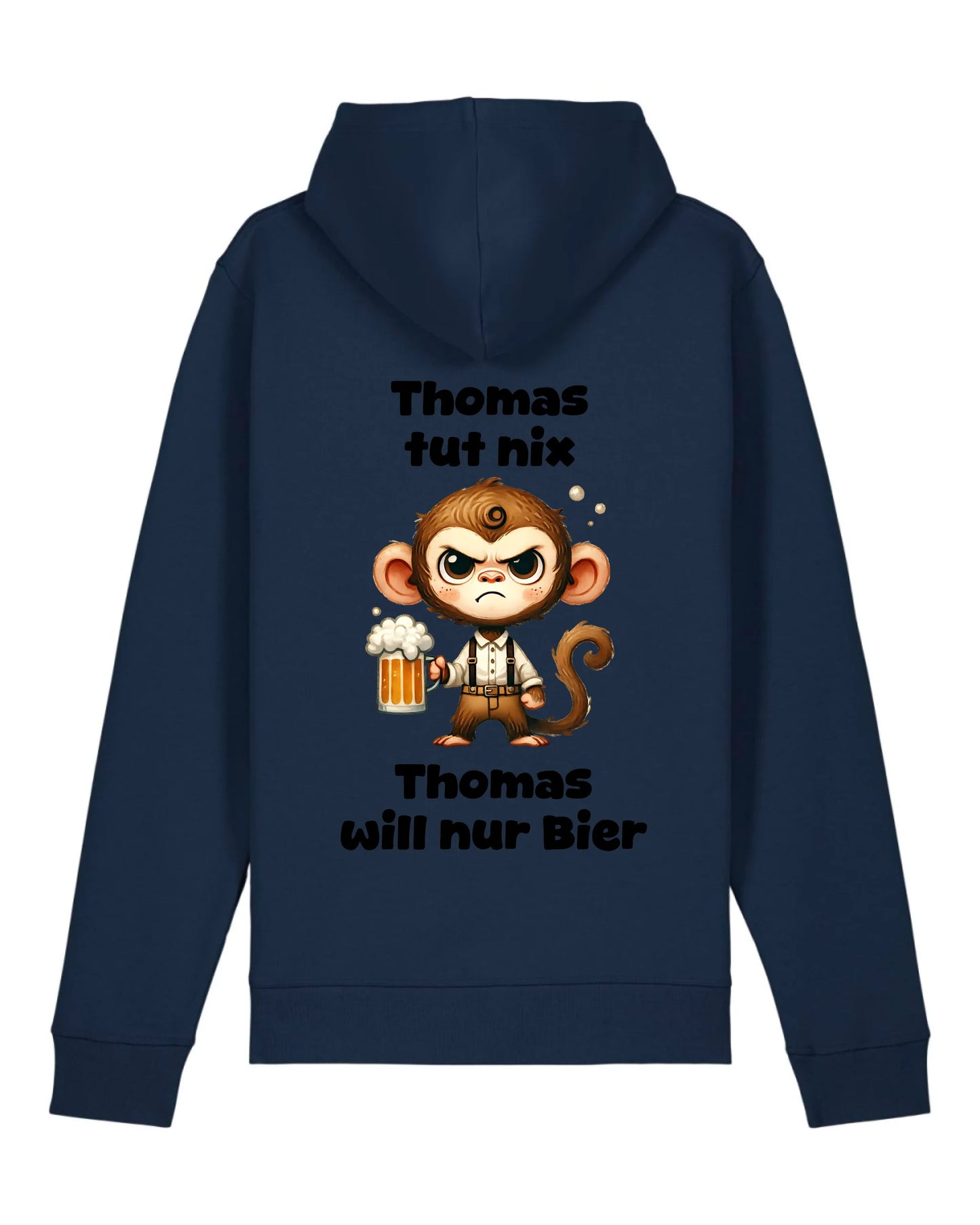 Der tut nix - Organic Unisex Hoodie (personalisierbar) Drummer 2.0 Hoodie ST ST French-Navy