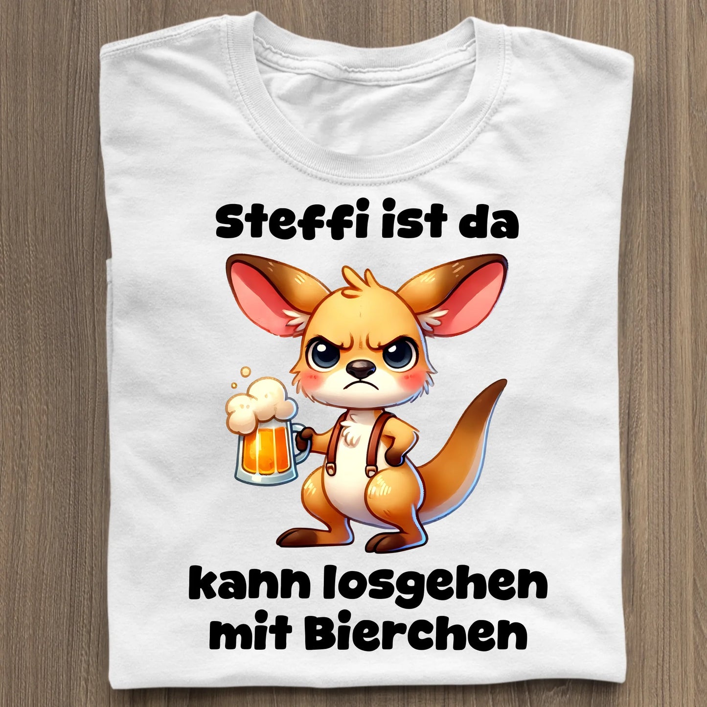 Bin da, kann losgehen - Organic Women's Shirt (personalisierbar) Serena T-Shirt ST ST White