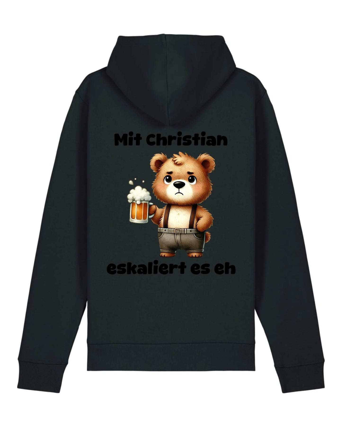 Es eskaliert - Organic Unisex Hoodie (personalisierbar) Drummer 2.0 Hoodie ST ST Black
