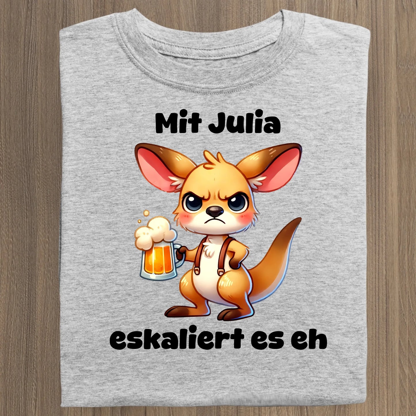 Es eskaliert - Organic Women's Shirt (personalisierbar) Serena T-Shirt ST ST Heather-Grey