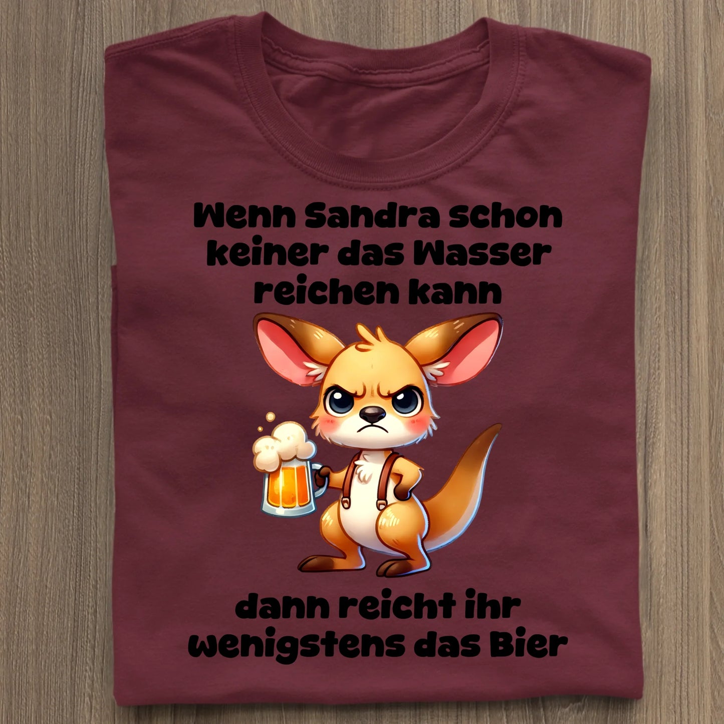 Das Wasser reichen - Organic Women's Shirt (personalisierbar) Serena T-Shirt ST ST Burgundy