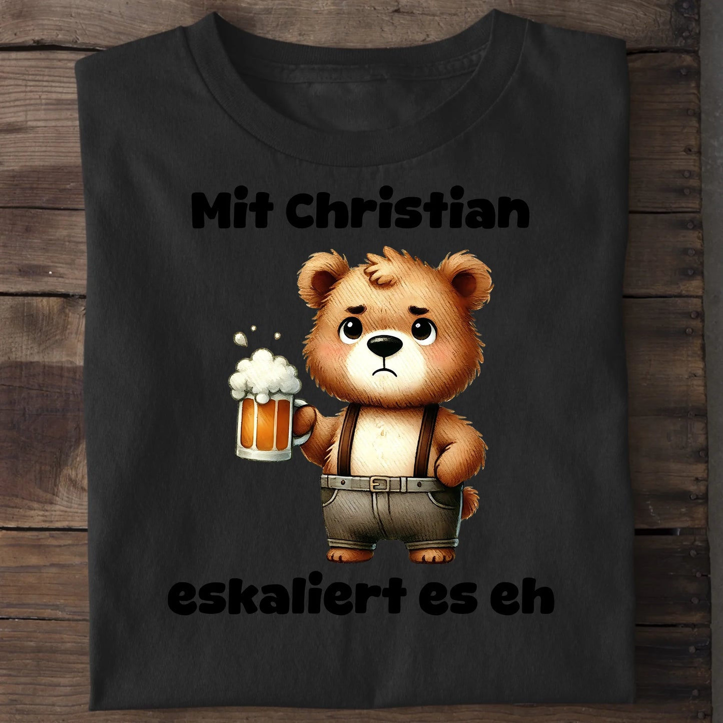 Es eskaliert - Organic Men's Shirt (personalisierbar) Crafter T-Shirt ST ST Black