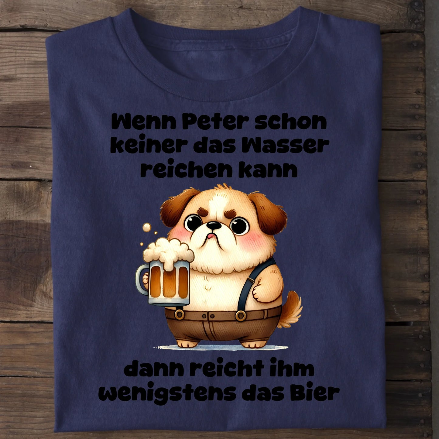 Das Wasser reichen - Organic Men's Shirt (personalisierbar) Crafter T-Shirt ST ST French-Navy