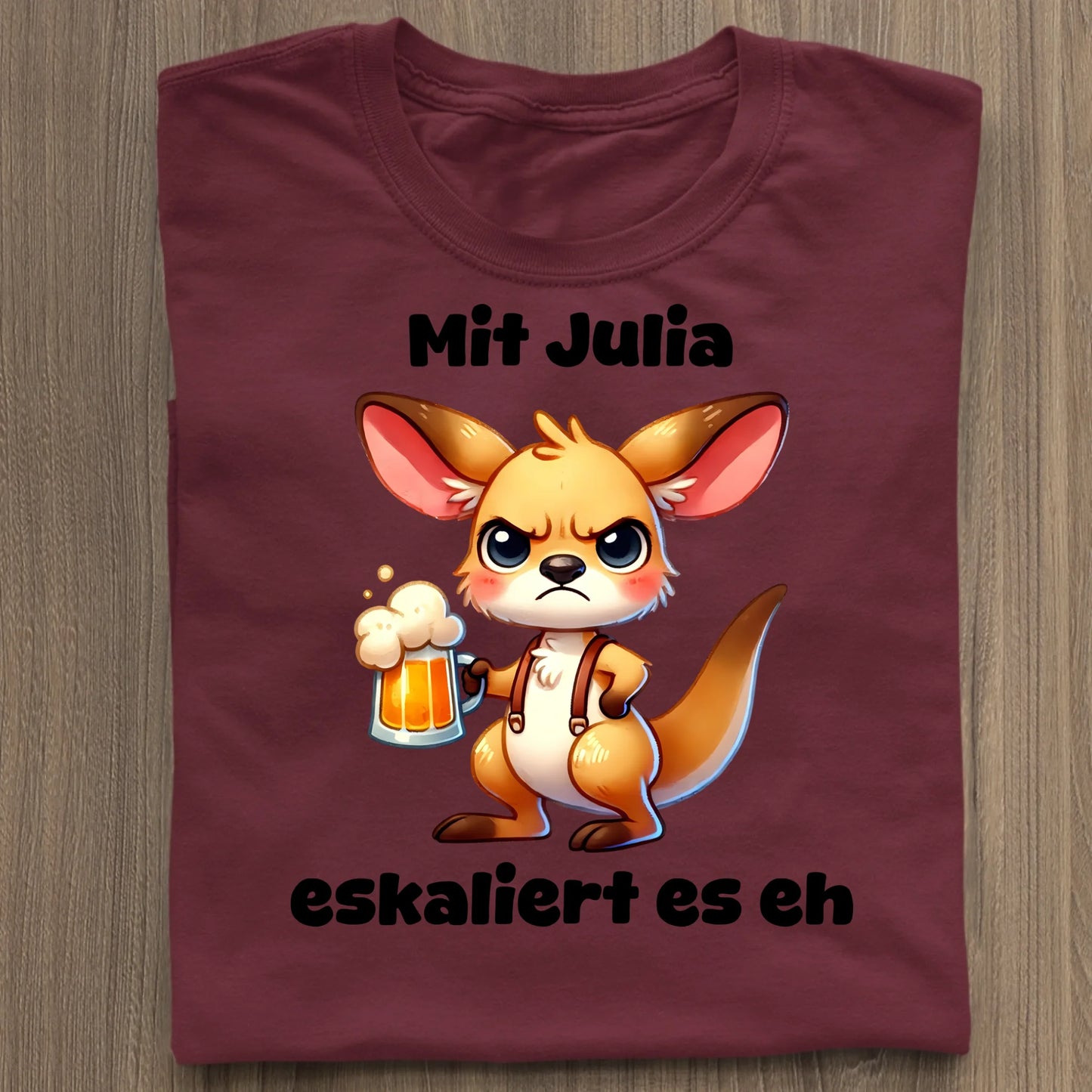 Es eskaliert - Organic Women's Shirt (personalisierbar) Serena T-Shirt ST ST Burgundy