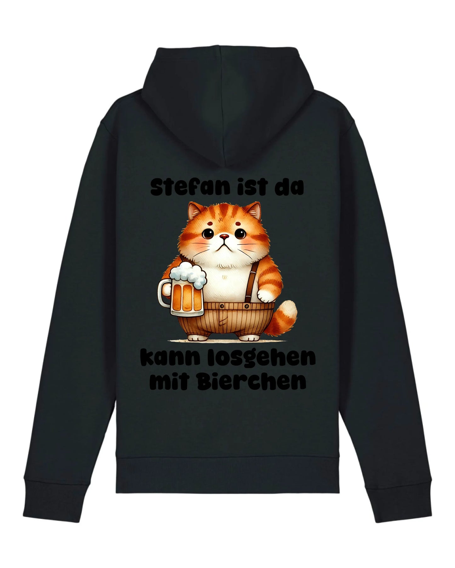Bin da, kann losgehen - Organic Unisex Hoodie (personalisierbar) Drummer 2.0 Hoodie ST ST Black