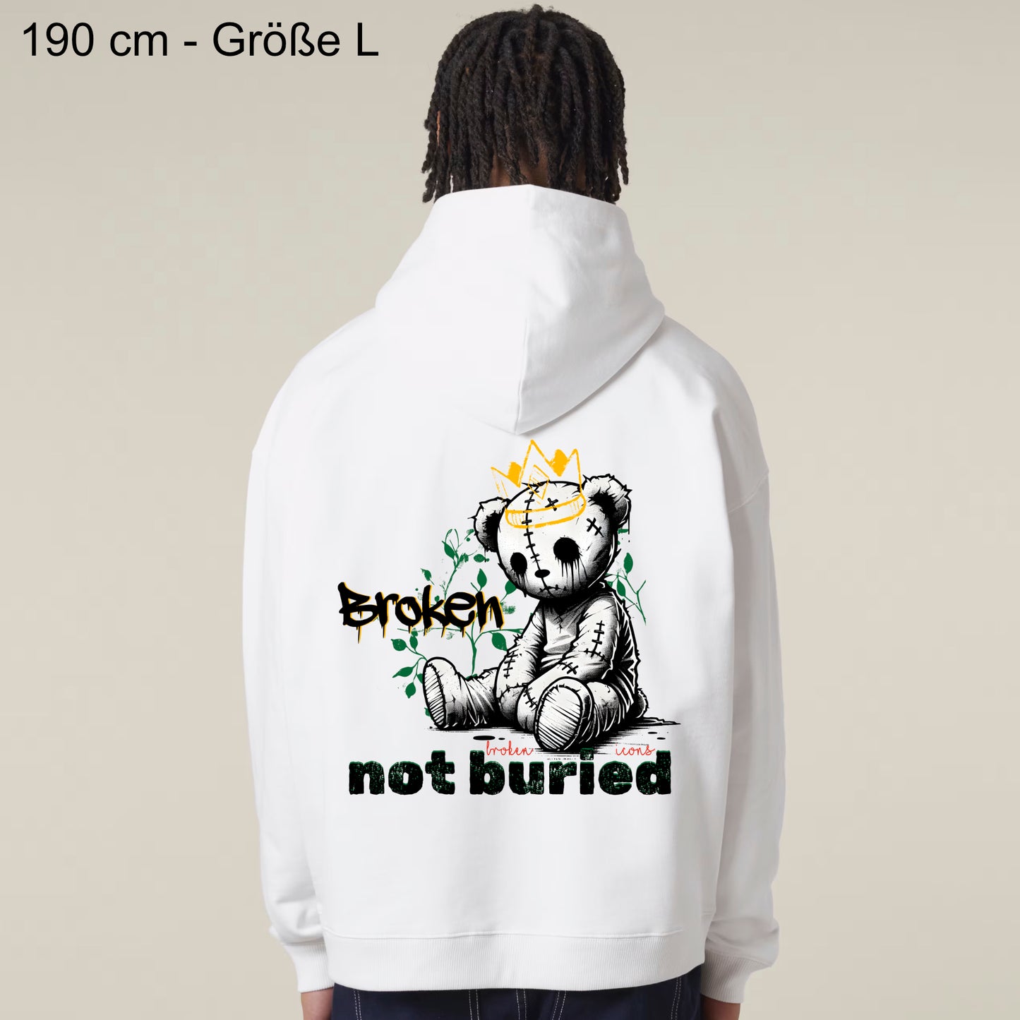 Broken - Organic Heavy Oversized Unisex Hoodie