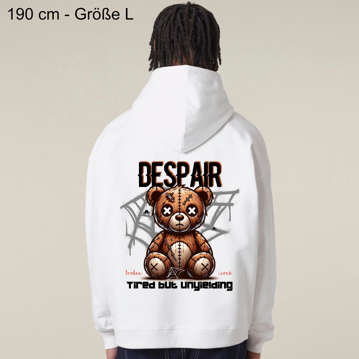 Despair - Organic Heavy Oversized Unisex Hoodie