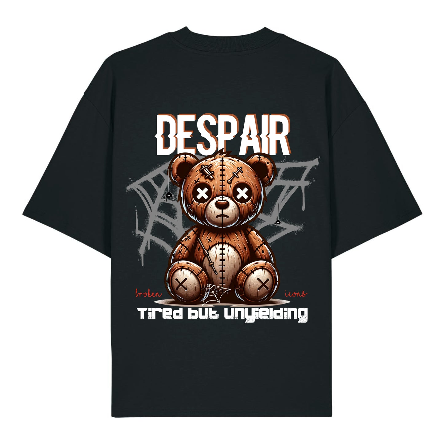 Despair - Organic Heavy Oversized Unisex Shirt Black