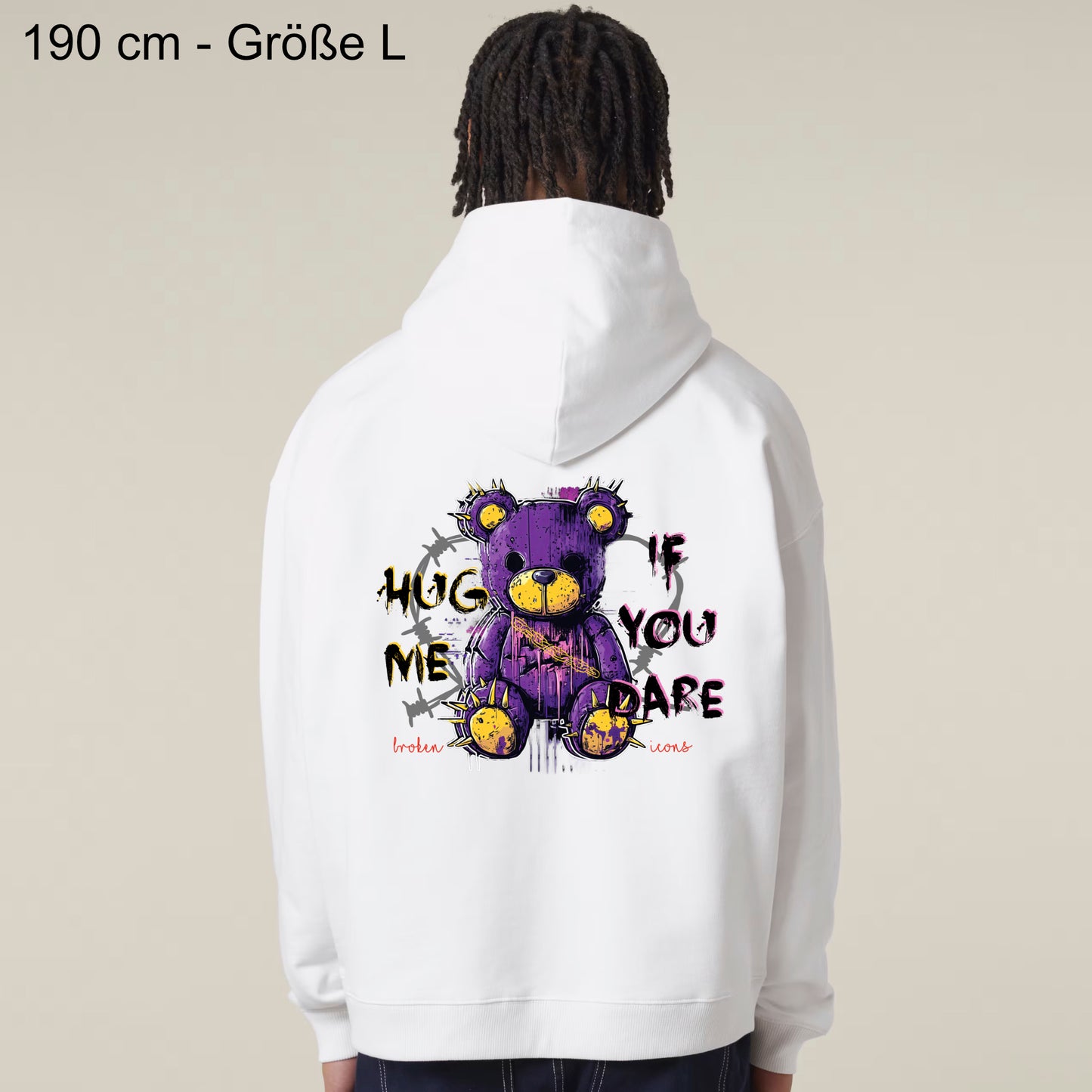 Hug Me - Organic Heavy Oversized Unisex Hoodie