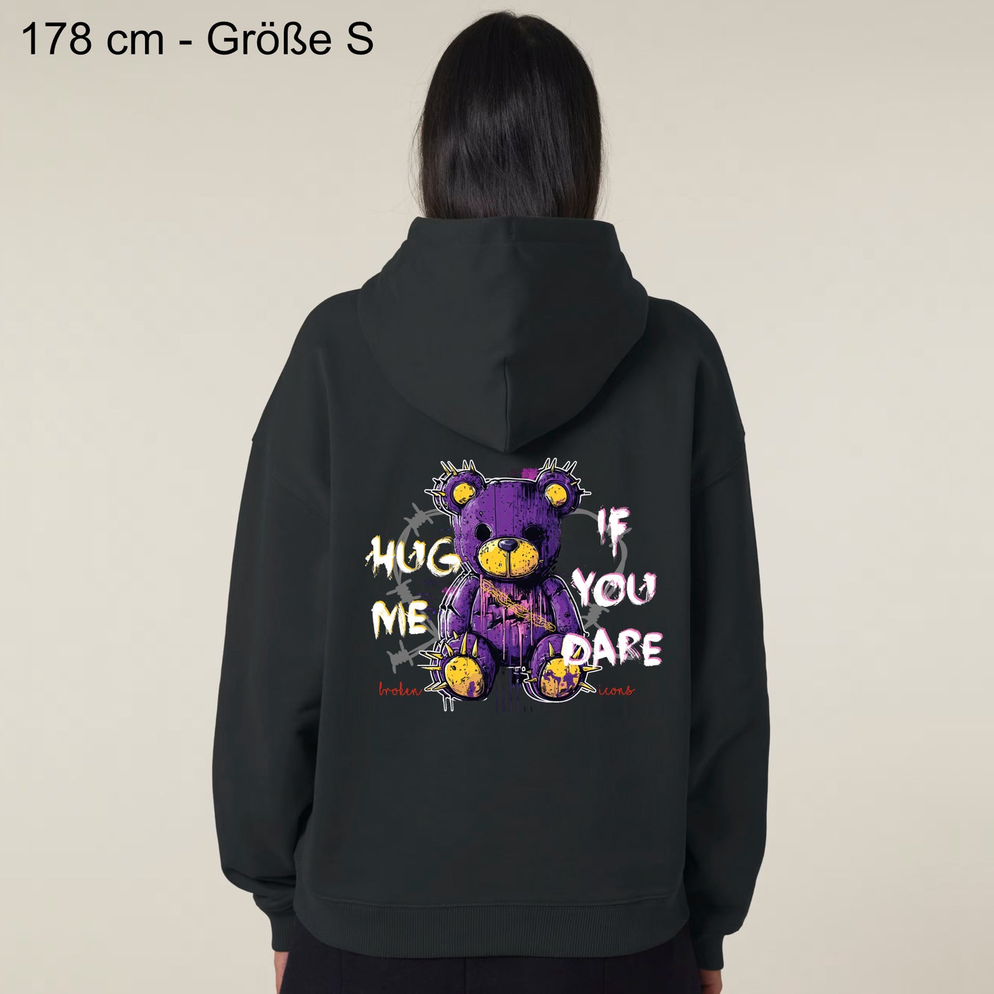 Hug Me - Organic Heavy Oversized Unisex Hoodie
