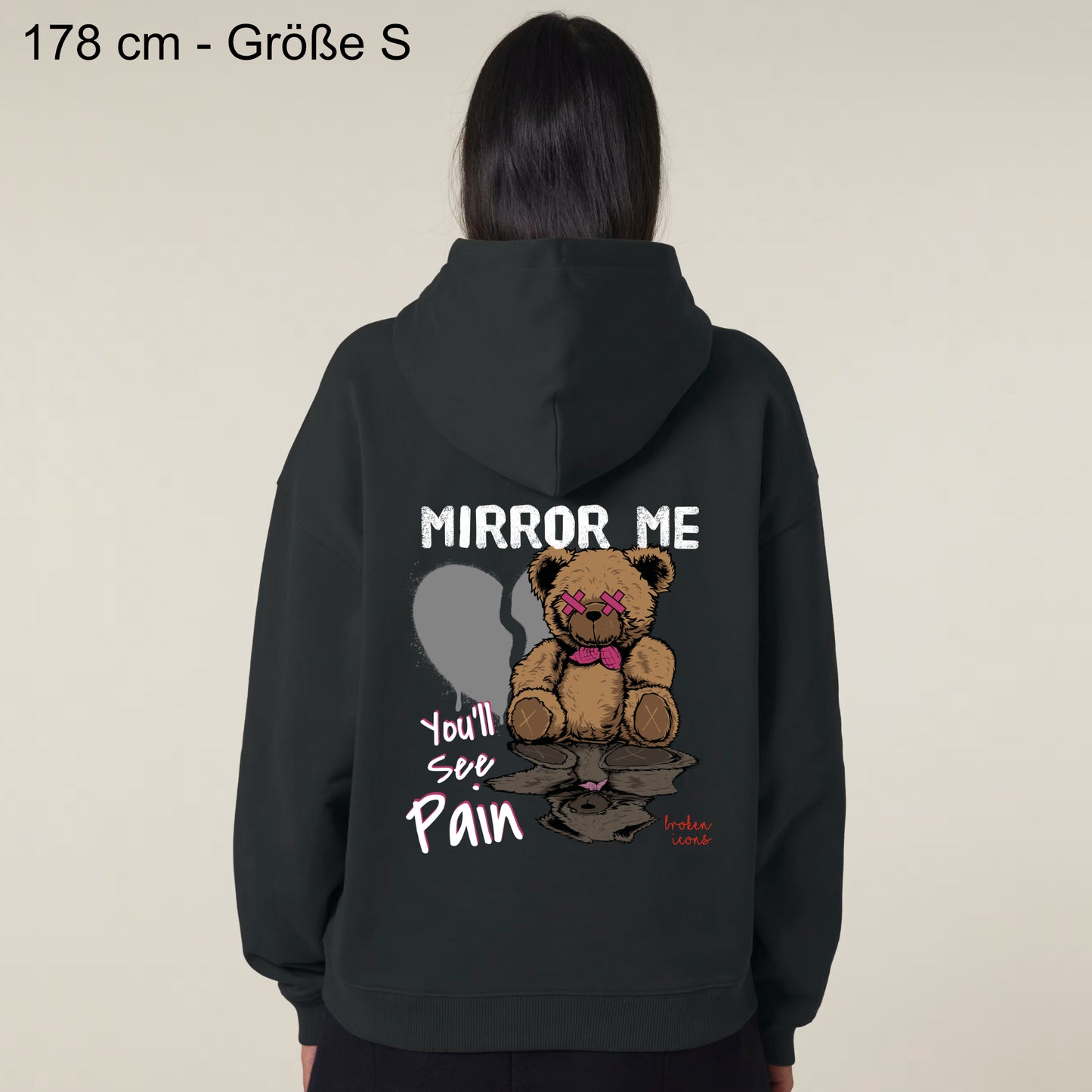 Mirror Me - Organic Heavy Oversized Unisex Hoodie