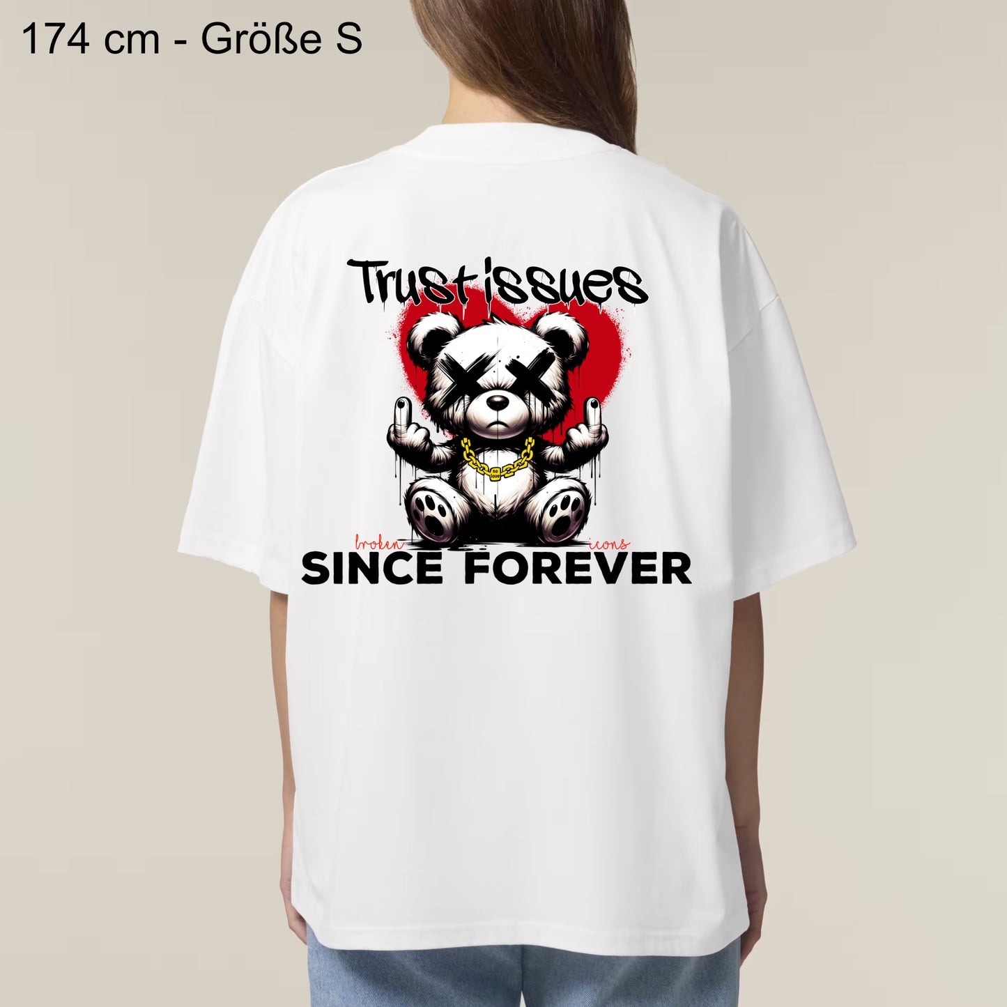 Trust Issues - Organic Heavy Oversized Unisex Shirt