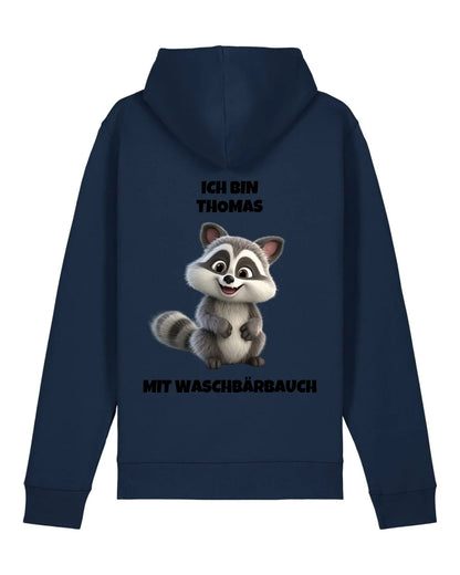 Waschbärbauch - Organic Unisex Hoodie (personalisierbar) Drummer 2.0 Hoodie ST ST French-Navy