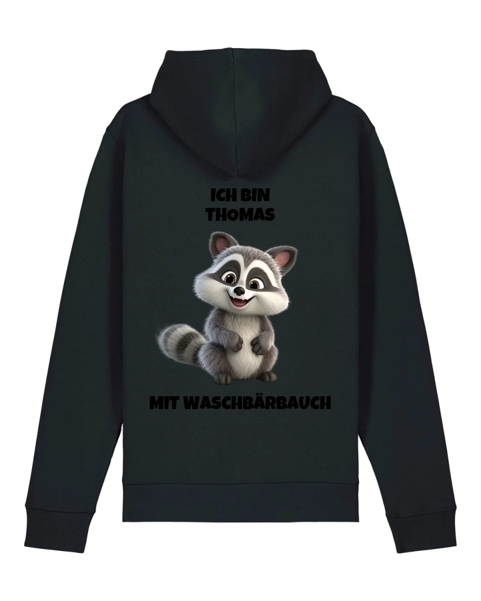 Waschbärbauch - Organic Unisex Hoodie (personalisierbar) Drummer 2.0 Hoodie ST ST Black