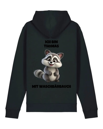 Waschbärbauch - Organic Unisex Hoodie (personalisierbar) Drummer 2.0 Hoodie ST ST Black