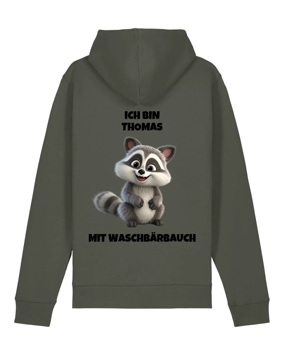 Waschbärbauch - Organic Unisex Hoodie (personalisierbar) Drummer 2.0 Hoodie ST ST Khaki