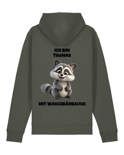 Waschbärbauch - Organic Unisex Hoodie (personalisierbar) Drummer 2.0 Hoodie ST ST Khaki