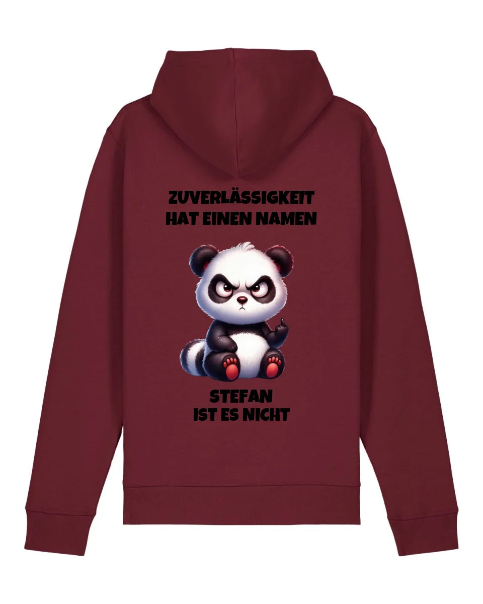 Zuverlässigkeit hat einen Namen - Organic Unisex Hoodie (personalisierbar) Drummer 2.0 Hoodie ST ST Burgundy