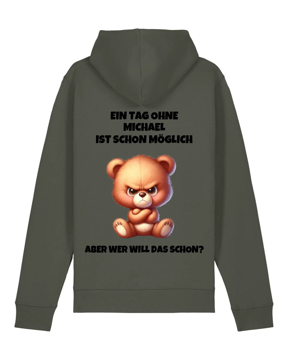 Wer will das schon? - Organic Unisex Hoodie (personalisierbar) Drummer 2.0 Hoodie ST ST Khaki