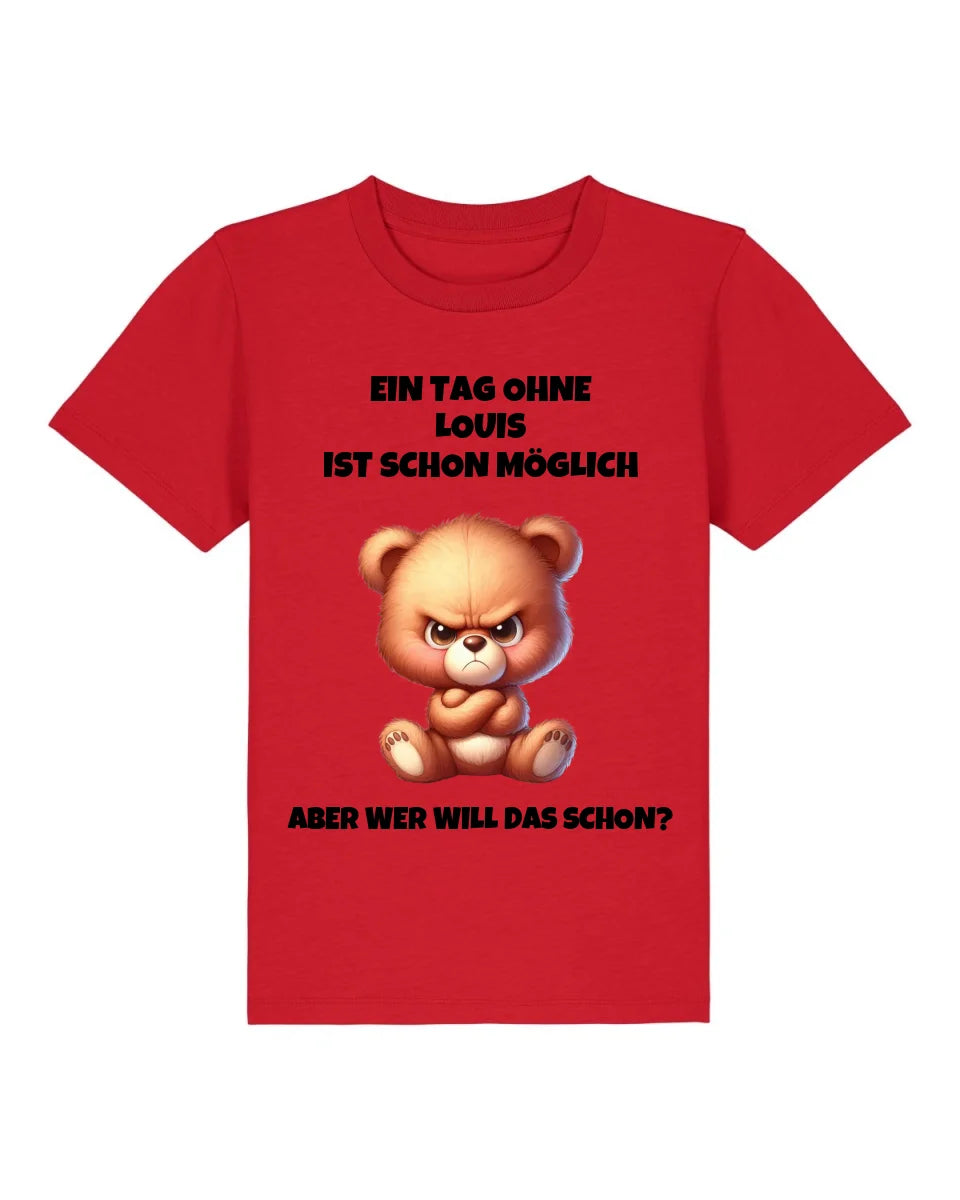 Wer will das schon? - Organic Kid's Shirt (personalisierbar) Mini Creator T-Shirt ST ST Red