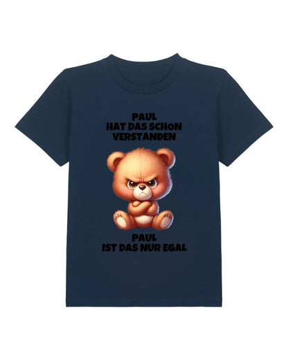 Verstanden aber egal - Organic Kid's Shirt (personalisierbar) Mini Creator T-Shirt ST ST French-Navy