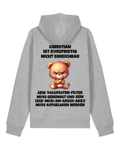 Nicht erreichbar - Organic Unisex Hoodie (personalisierbar) Drummer 2.0 Hoodie ST ST Heather-Grey