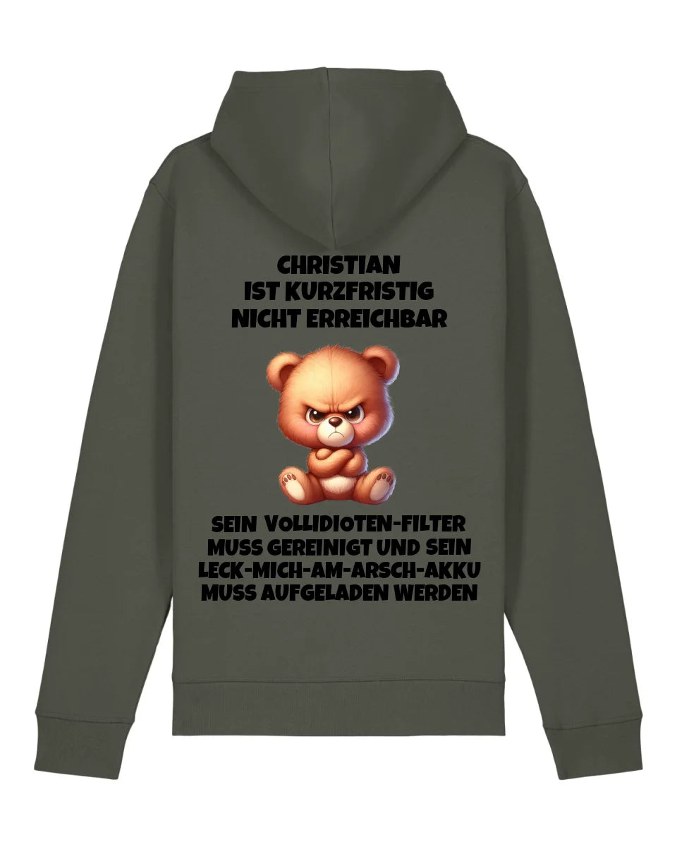 Nicht erreichbar - Organic Unisex Hoodie (personalisierbar) Drummer 2.0 Hoodie ST ST Khaki