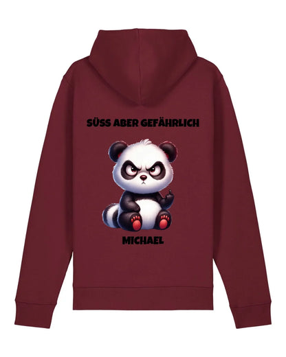 Süß aber gefährlich - Organic Unisex Hoodie (personalisierbar) Drummer 2.0 Hoodie ST ST Burgundy