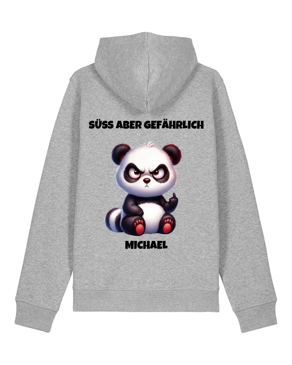 Süß aber gefährlich - Organic Unisex Hoodie (personalisierbar) Drummer 2.0 Hoodie ST ST Heather-Grey