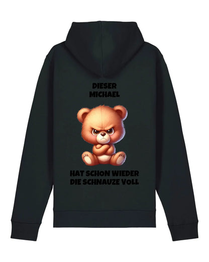 Schnauze voll - Organic Unisex Hoodie (personalisierbar) Drummer 2.0 Hoodie ST ST Black