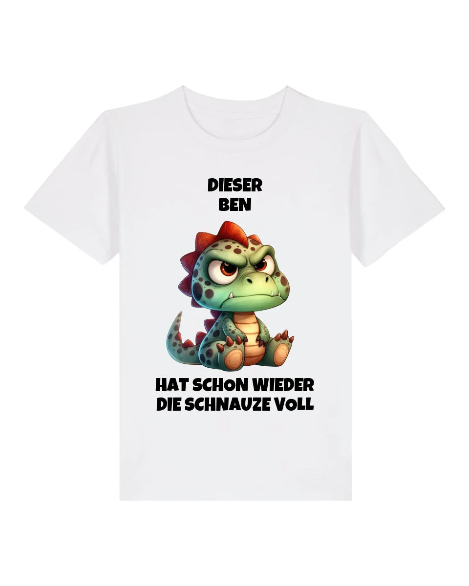 Schnauze voll - Organic Kid's Shirt (personalisierbar) Mini Creator T-Shirt ST ST White