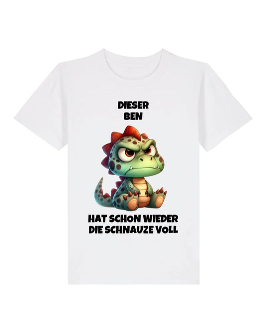 Schnauze voll - Organic Kid's Shirt (personalisierbar) Mini Creator T-Shirt ST ST White