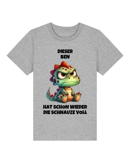 Schnauze voll - Organic Kid's Shirt (personalisierbar) Mini Creator T-Shirt ST ST Heather-Grey