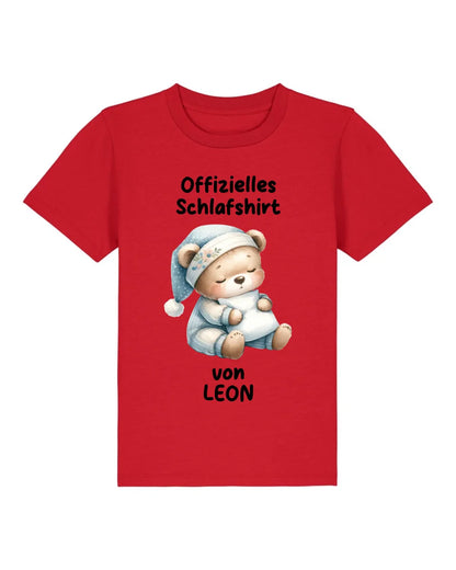 Offizielles Schlafshirt - Organic Kid's Shirt (personalisierbar) Mini Creator T-Shirt ST ST Red