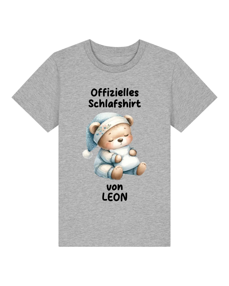 Offizielles Schlafshirt - Organic Kid's Shirt (personalisierbar) Mini Creator T-Shirt ST ST Heather-Grey