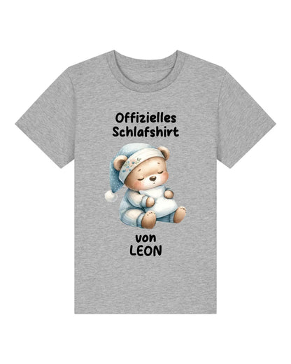 Offizielles Schlafshirt - Organic Kid's Shirt (personalisierbar) Mini Creator T-Shirt ST ST Heather-Grey