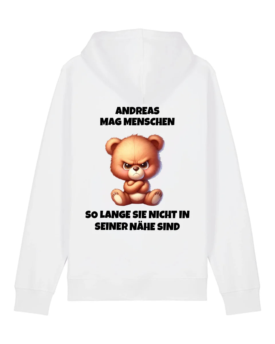 Ich mag Menschen - Organic Unisex Hoodie (personalisierbar) Drummer 2.0 Hoodie ST ST