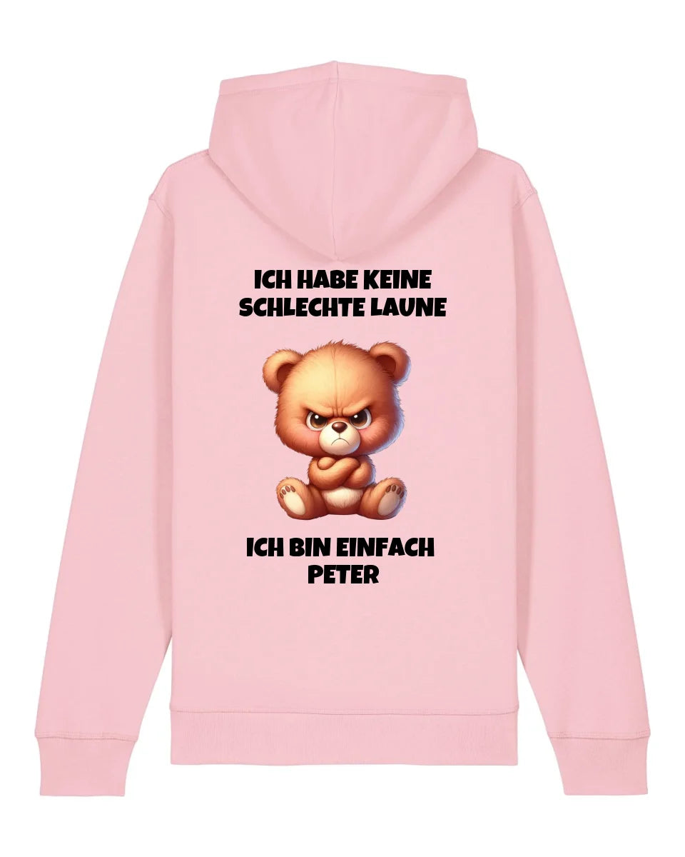 Keine schlechte Laune - Organic Unisex Hoodie (personalisierbar) Drummer 2.0 Hoodie ST ST Cotton-Pink