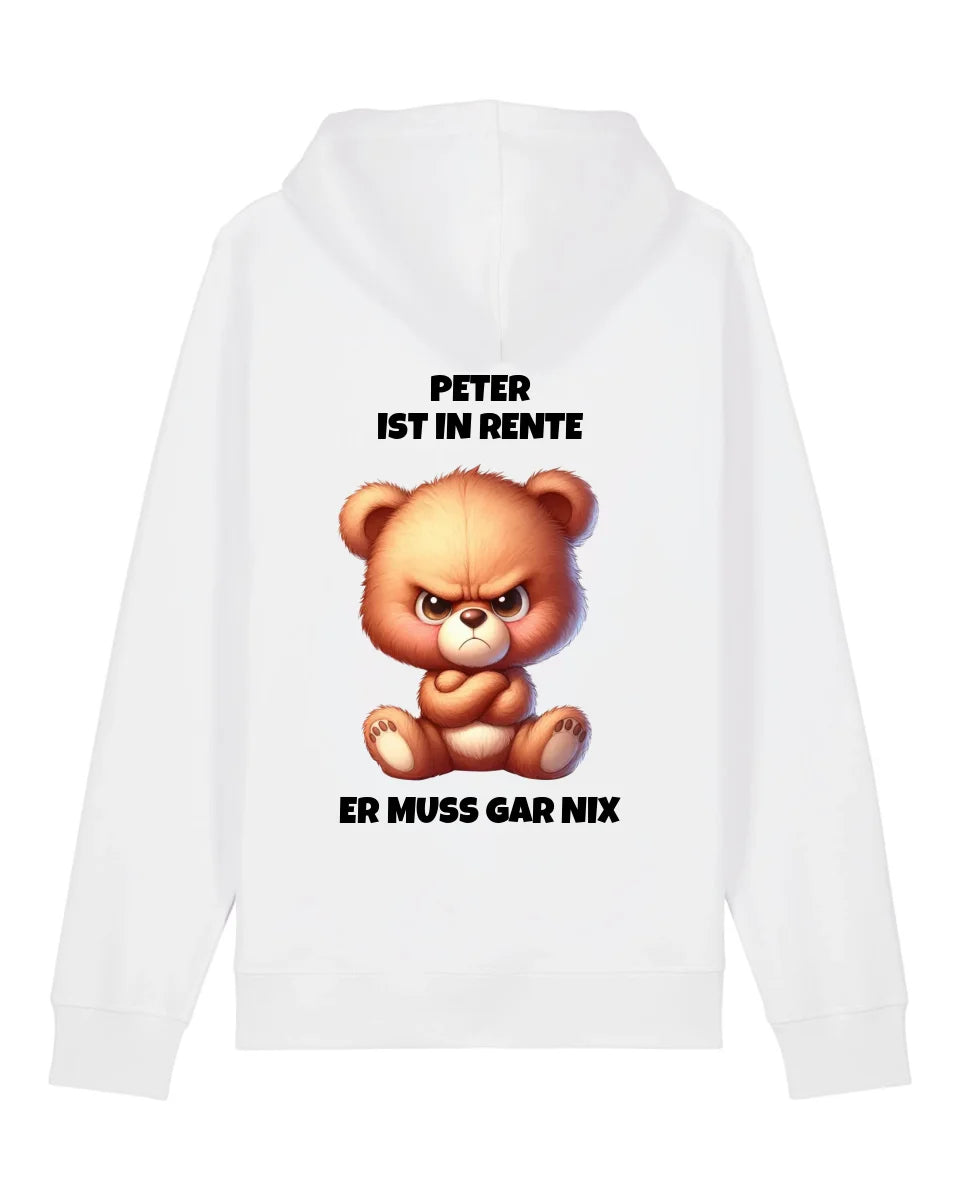 Ich bin in Rente - Organic Unisex Hoodie (personalisierbar) Drummer 2.0 Hoodie ST ST
