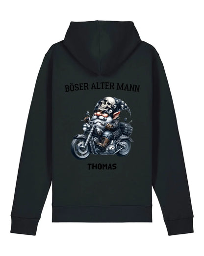 Böser alter Mann - Organic Unisex Hoodie (personalisierbar) Drummer 2.0 Hoodie ST ST Black