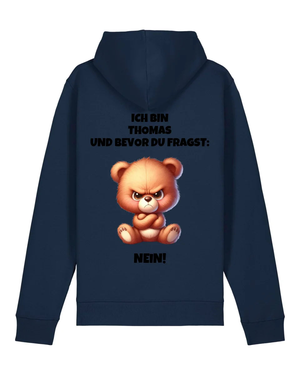 Nein - Organic Unisex Hoodie (personalisierbar) Drummer 2.0 Hoodie ST ST French-Navy