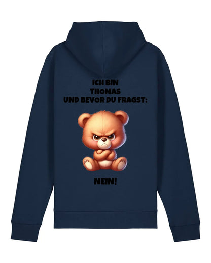 Nein - Organic Unisex Hoodie (personalisierbar) Drummer 2.0 Hoodie ST ST French-Navy
