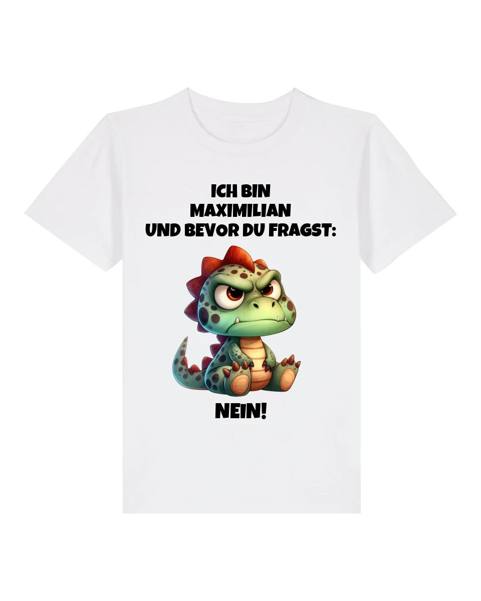Nein - Organic Kid's Shirt (personalisierbar) Mini Creator T-Shirt ST ST White