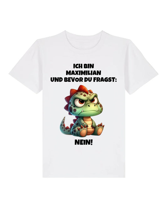 Nein - Organic Kid's Shirt (personalisierbar) Mini Creator T-Shirt ST ST White