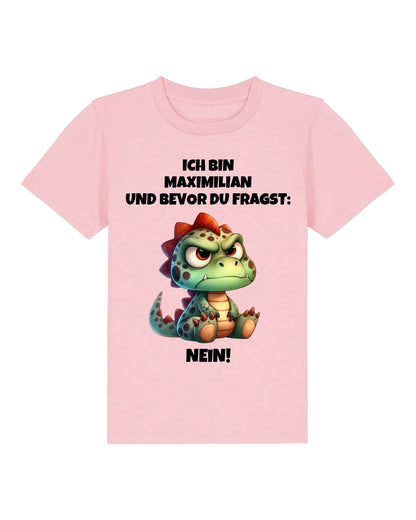 Nein - Organic Kid's Shirt (personalisierbar) Mini Creator T-Shirt ST ST Cotton-Pink