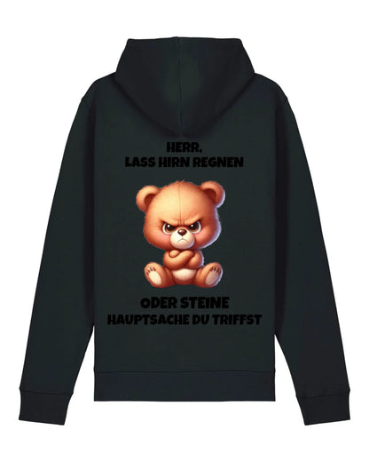 Lass Hirn regnen - Organic Unisex Hoodie (personalisierbar) Drummer 2.0 Hoodie ST ST Black